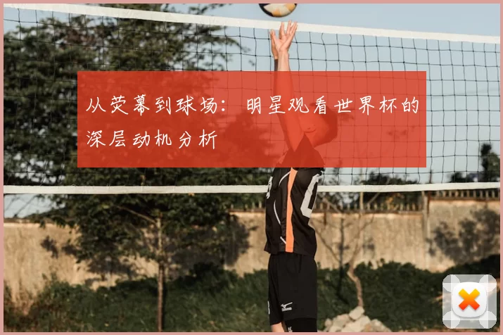从荧幕到球场：明星观看世界杯的深层动机分析